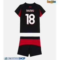 Maglie da calcio AC Milan Christopher Nkunku #18 Prima Maglia Bambino 2025-26 Manica Corta + Pantaloni corti)